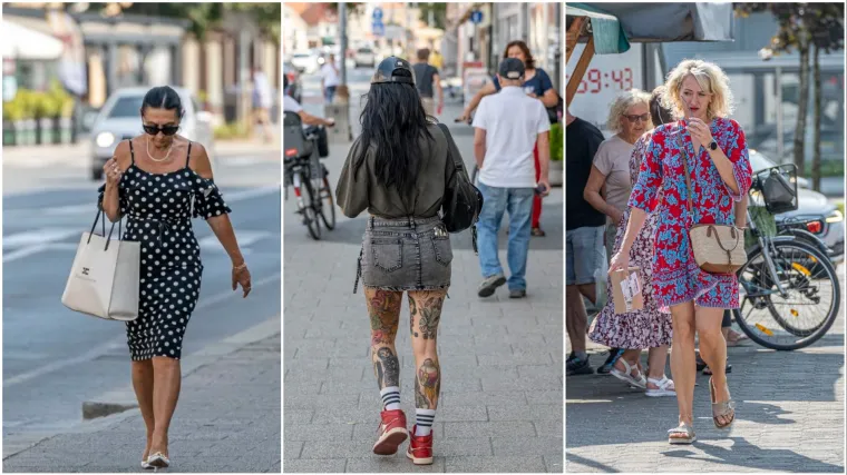 Tetovirane noge istaknula u minici: Ova dama bila je glavna atrakcija Karlovca
