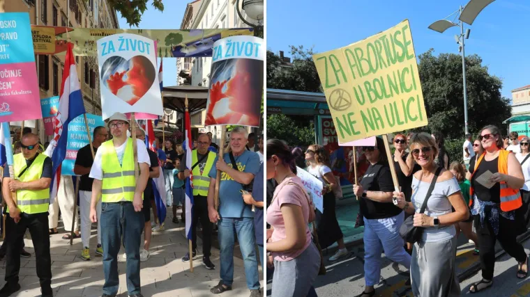 Dvije Hrvatske, dva hoda i poruke: 'Lijepa, pametna, slobodna'; 'Mi smo većina, to je jasno!'