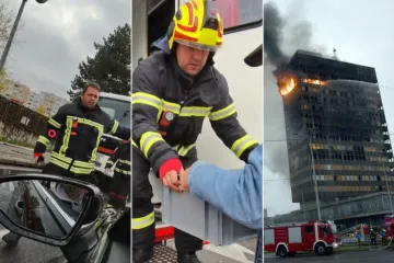 Ovo se zove veliko srce! Zagrebački restoran iznenadio hrabre vatrogasce kod Vjesnika: 'Kopkalo me nešto...'
