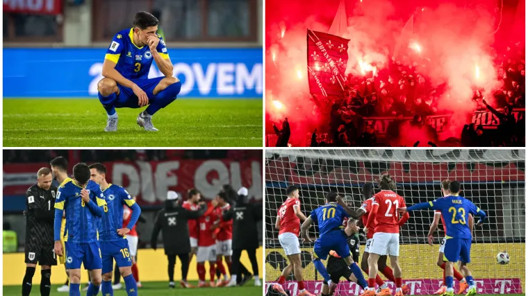 Drama na Prateru! Lica Bo&scaron;njaka nakon propu&scaron;tene prilike rekla su sve: 'Ne mogu, te&scaron;ko je'