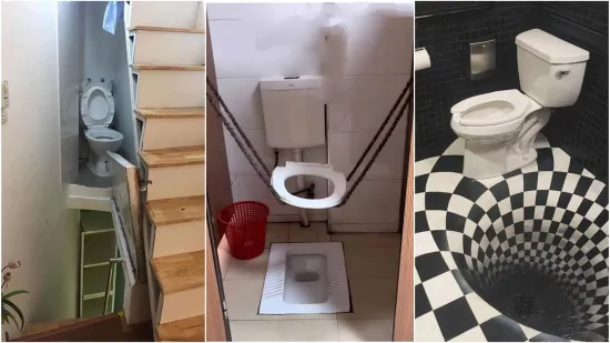 Skupili smo fotke najbizarnijih WC-a na svijetu, neka su rje&scaron;enja te&scaron;ko pojmljiva