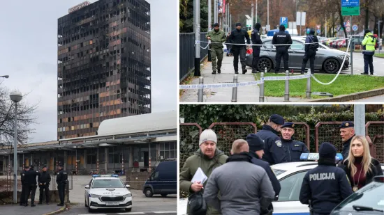 Policijske trake i 'plavci' pred Vjesnikom: Počeo očevid koji bi mogao trajati danima, evo za&scaron;to