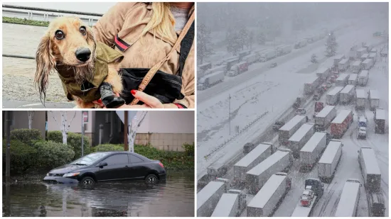 Probudili se okovani snijegom i pod vodom: Pogodio ih je fenomen 'atmosferske rijeke'