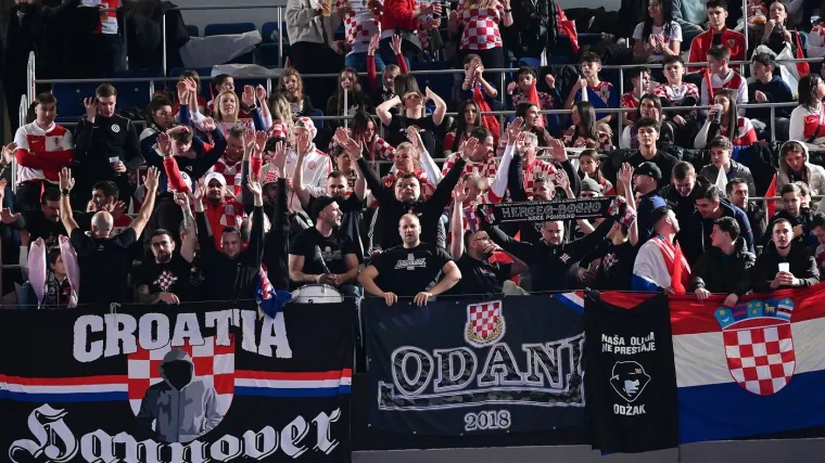 Kult reprezentacije: Hannover je vidio i koreografiju hrvatskih navijača na tribinama