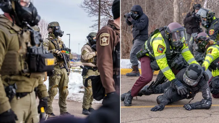 Bizarne scene na ulicama Minneapolisa: Policiju gađali bocama, ledom pa čak i seksualnim igračkama