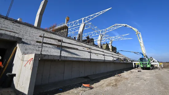 Spektakularni prizori budućeg doma hrvatskog nogometa: Gotovi su svi armiranobetonski radovi