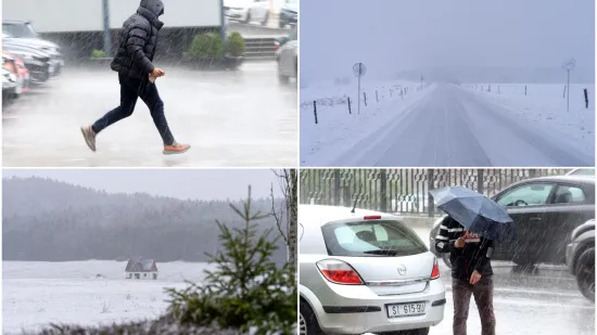 Oluja Deborah hara Hrvatskom: Pogledajte prizore snijega i ki&scaron;e