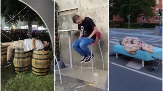 Spavanje s hranom ili nasred ulice? Ovi ljudi izgubili su bitku s umorom na najluđim mjestima