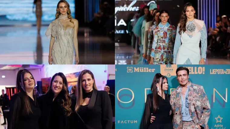 Spektakl u Zadru okupio poznate: Lijepa Laura Gnjatović predvodila manekenke