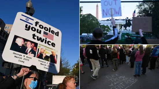 Prizori ispred Bijele kuće: Dok Trump donosi odluke, ispred njegove kuće stigli prosvjednici