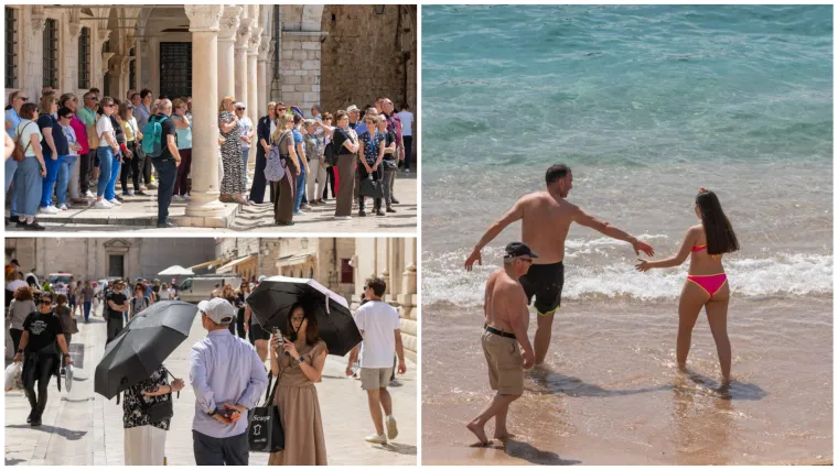 Kakvi prizori s juga Hrvatske: Dok se na Banjama banjaju, u gradu se kuhaju