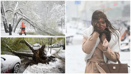 Moskva okovana snijegom: Padala stabla, otkazani letovi, a najgore tek dolazi